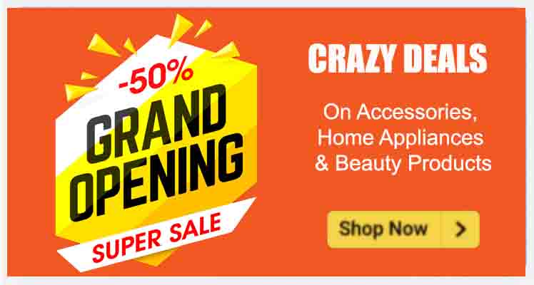 Godam Online Shop Grand Opening Crazy Sale