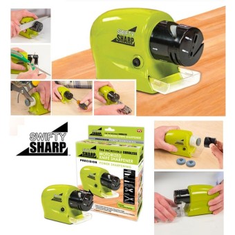 Electric Knife Sharpener Swift Sharp -Multifunctional Cordless Motorized Knife Blade-Motorized Knife Blade Sharpener