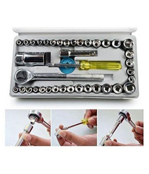 40 In 1 Wrench Tool Kit With Screwdriver And Socket in Nepal