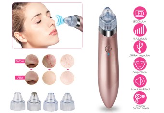 Blackhead Remover Acne Pore Cleaner Vacuum USB Rechargeable