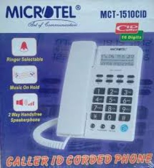 Microtel MCT-1510CID Caller ID Corded Telephone Set