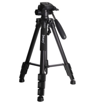 Original Jmary 2234 Professional Aluminium Alloy Tripod Stand - 3-Way Swivel Pan Head For All Dslr Cameras Upto 5.2 Feets Max Height