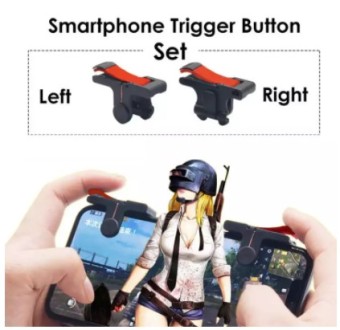 L1R1 Mobile Phone Gaming Trigger | Fire Button Controller With Click Feedback - PUBG, FORTNITE, ROS
