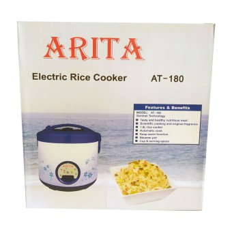 Arita Deluxe Regular Rice Cooker | 1.8 Litres | One Year Warranty
