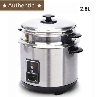 Arita Stainless steel Rice cooker with Steel 2.8L