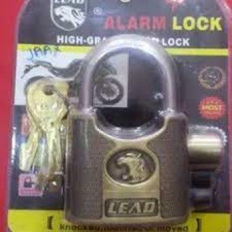 Siren Alarm Lock in Nepal, Loud Siren Hardened Steel Alarm Lock Anti Theft Security Door System Padlock 