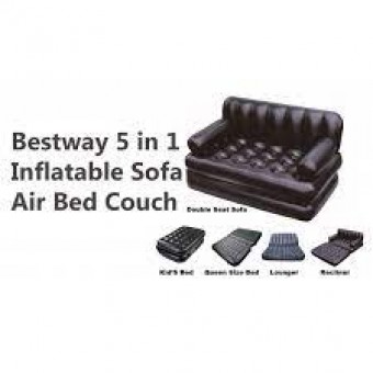 5 in 1 air sofa bed, Bed with Pump Lounge Couch Mattress Inflatable