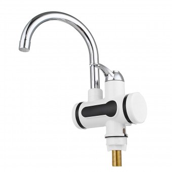 Instant Heating Electric Tap, Electric Faucet Instant Faucet, 220V Electric Stainless Steel is hot Faucet Kitchen Quick Heating Faucet Single Handle Faucet Household tap Water Heater Faucet with Temperature Display Faucet