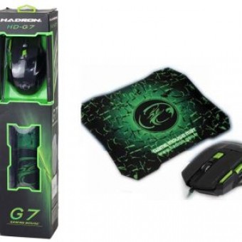 HADRON HD-G7 GAME PLAYER MOUSE AND MOUSE PAD