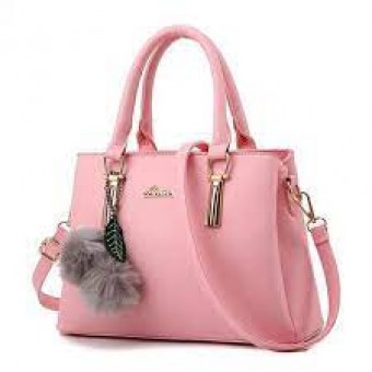 Pink Sequins Embellished Ladies Bag | Ladies College Bag