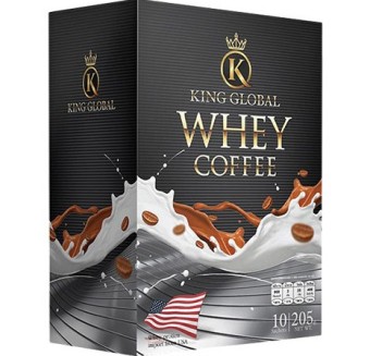 King Global Whey Coffee zero sugar 