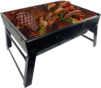 Portable Stainless Steel Charcoal Barbecue Grill