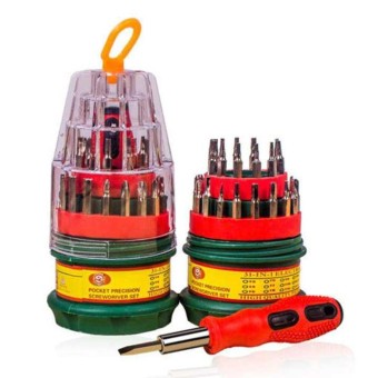 31 In 1 Screw Driver Set With Magnetic Holder