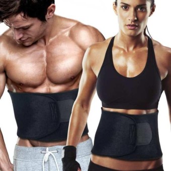 Nylon/Polyester Sweat Flexible Fat Burner Belt | Body Fitness 