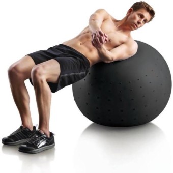 Anti-Burst Fitness Exercise Stability Yoga Ball/Swiss, Birthing, Gym Ball 56-65 Cm Random Colour
