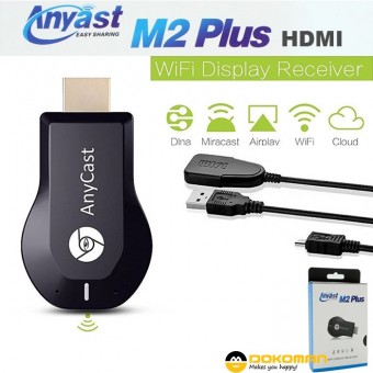Anycast M2 Plus | DLNA Airplay WiFi Display Miracast TV Dongle Stick 