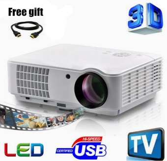 FULL HD HOME THEATER 1280X800 LED PROJECTORS 2500 LUMENS