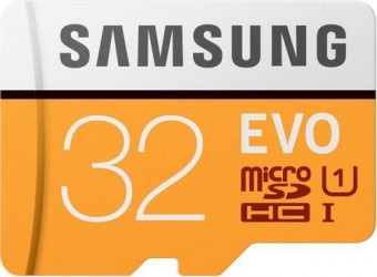 Samsung Memory Card 32GB EVO Class 10 Micro SDHC 