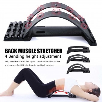 Magnetic Back Massage Muscle Stretcher Posture Corrector Stretch Relax Stretcher Lumbar Support Spine Pain Relief Chiropractic