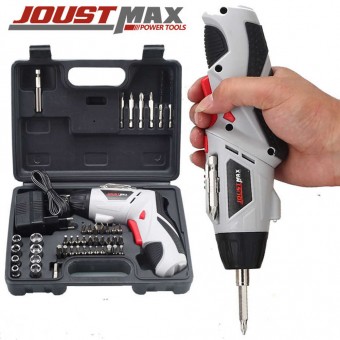 JOUST MAX 4.8V Portable Electric Screwdriver Drill Machine Multi-function Cordless Hand Drill Advanced Motor Technology