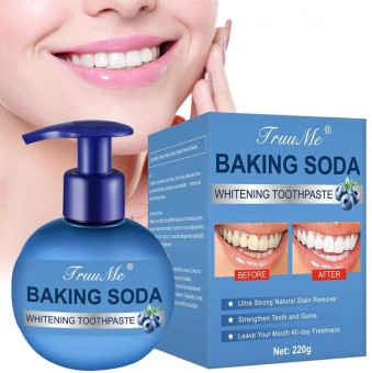 Teeth Whitening Baking Soda Toothpaste for Stain Removal With Strong Cleaning Power Anti Bleeding toothpaste