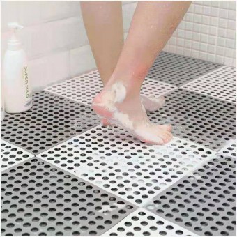 30x30cm small 1pcs Bathroom Waterproof Mat Carpet Plastic Bath Anti Slip Mat Household Bathroom Shower Mats Toilet Mats