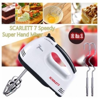 Scarlett 7-Speed Lightweight Hand Blender Mixer With 4 Blenders