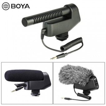 BOYA BY-VM600 CARDIOID DIRECTIONAL CONDENSER MICROPHONE MIC FOR CANON SONY NIKON PENTAX DLSR CAMERA