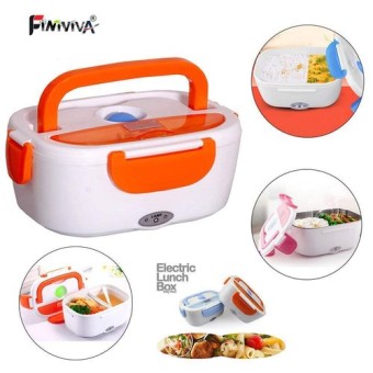 2 in 1 Electric Heated Portable Food Warmer Lunch Box Electric Tiffin Box for Office School Outdoor E Lunch box Multi Color