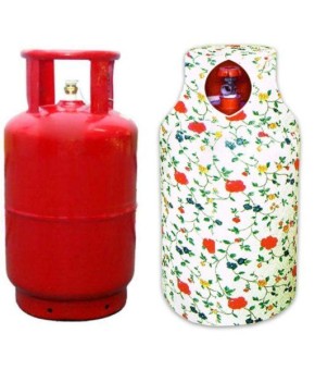 LPG Gas Cylinder Cover Quilted Material (Assorted Color/Design)