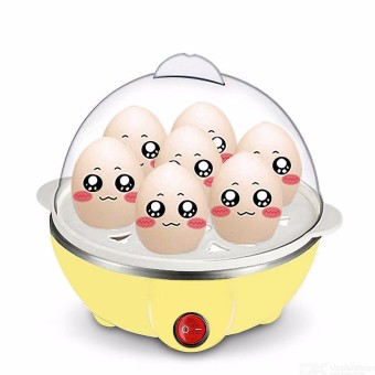 Electric 7 Egg Boiler Egg Cooker Steamer, Poacher Pan Kitchen Cooking Tools Utensil