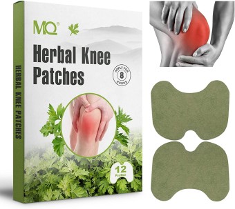 12pcs Box Knee Pain Relief Patch Knee Discomfort Relief Plaster Hot Moxibustion Plaster Leg Pain Relief Wormwood Sticker Heat Patches for Pain Relief and Inflammation