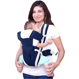 Baby Carrier Bag Adjustable Hands Free 4 in 1 Baby Baby softy Belt Child Safety Strip Baby Sling Carrier Bag (Multicolor)