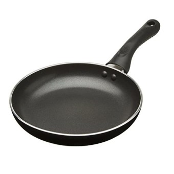 20 Inch Highly Durable Double Coated Non Sticky Fry Pan With Wooden Ladle