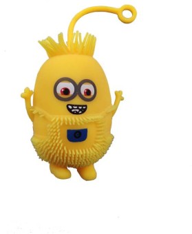 Puffer Minion Soft Ball Toy with LED