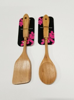 Staub Olive Wood Spoon & Spatula Set
