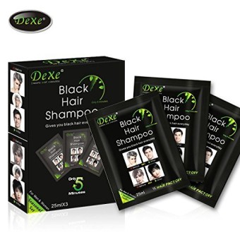Dexe Black Hair Coloring Shampoo