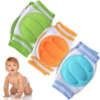 Unisex Soft Baby Knee Pad for Protection Multicolor