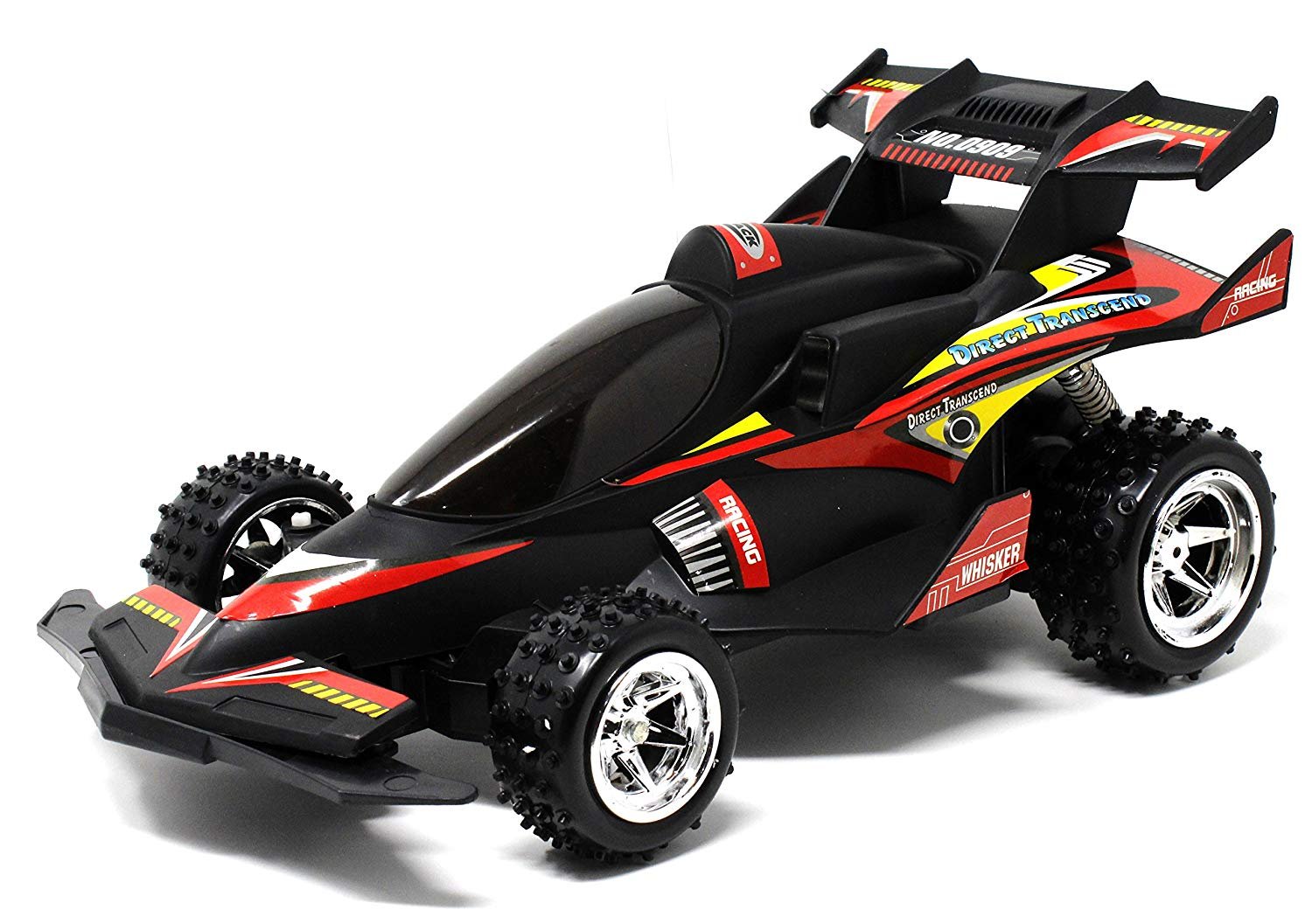 X Galaxy Racing Car Battery Operated RC Remote Car in Black Color
