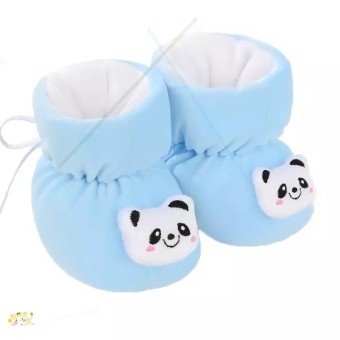 Cozy Soft Warm Panda Baby Shoe For Winter With Fur Inside
