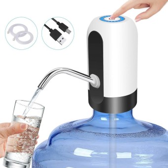Electric Rechargeable Automatic Jar Water Pump With Light Indicator