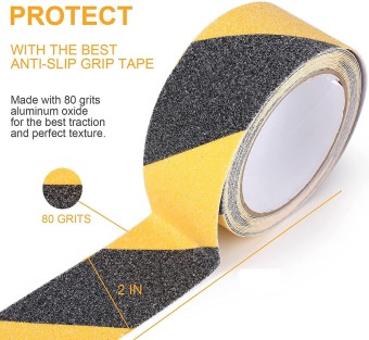 Heavy Duty Waterproof Anti Slip Adhesive Tape for Stairs and slippery Surface Home Essentials