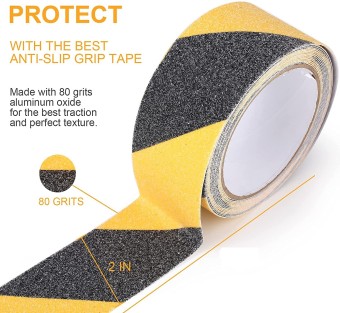 Heavy Duty Waterproof Anti Slip Adhesive Tape for Stairs and slippery Surface Home Essentials