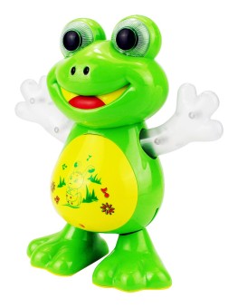 Musical Dancing Frog Toy for Kids with Amazing Dance Moves Action Colorful Flashing Light Effects and Wonderful Music Very Shining Eyes and Very Cute Design