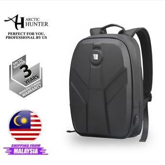 Arctic Hunter i-Titanium Backpack Anti-Theft Laptop Backpack Hard Case Waterproof Multi-Function USB Charging (15.6″)