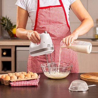 2022 Electric Hand Mixer 7 Speed Handheld Mixer Food Beate Kitchen Blender For Egg Cake Lassi Roti & More