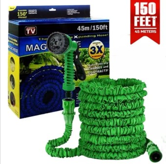Magic Hose 150FT Expandable Pipe for Garden, Home, Car Washing