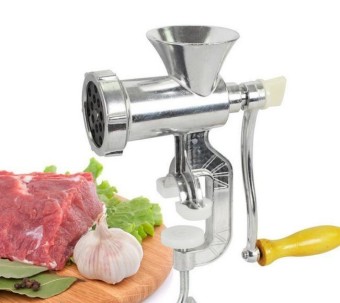 Manual Meat Mincer Machine Handy Rotate Aluminum Keema machine For Momo Meat Balls Hamburgers