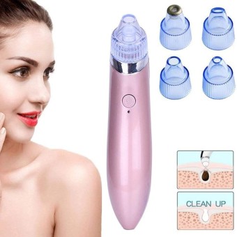 4 in 1 Pore cleaner Rechargeable Blackhead Whitehead Remover Device For face, Acne Pimple