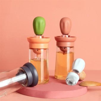 Silicone brush head brush oil bottle Push type oil metering brush oil bottle